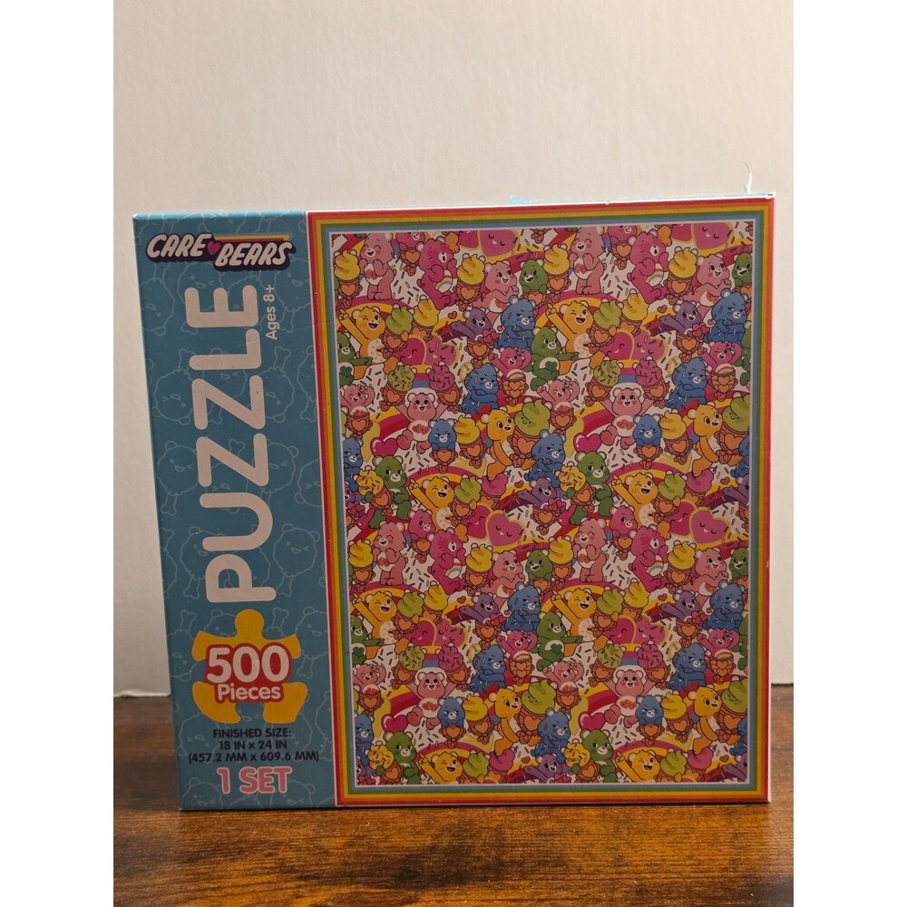 Care Bears 500 Piece Jigsaw Puzzle NEW Cloud Co. Bendon 18x24 COMPLETE